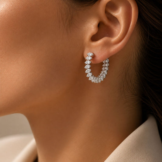Céleste Hoop Earrings